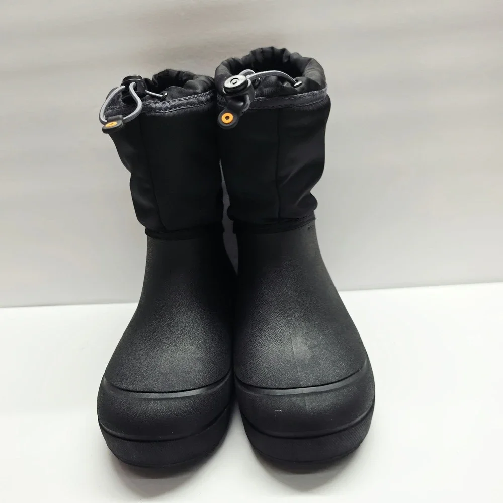 Bogs K Snow Shell Boots Youth Size 5 Black Waterproof Insulated Winter 72868-001